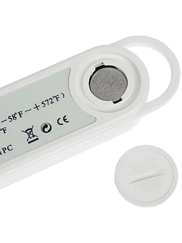 Термощуп кухонный Luazon LTR-01, максимальная температура 300 °C, от LR44, белый