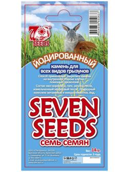 Камень йодированный SEVEN SEEDS для грызунов, блистер, 14 г