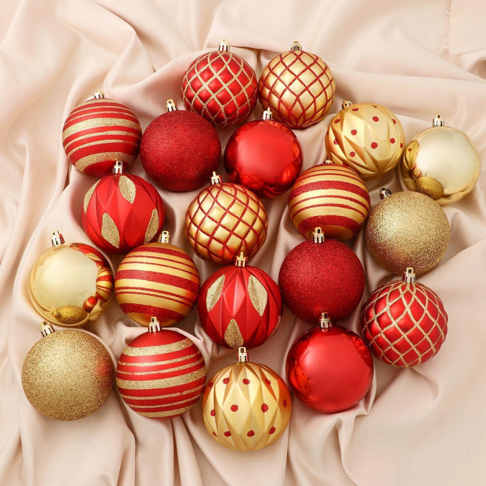 Набор шаров пластик d-7,5 см, 20 шт 