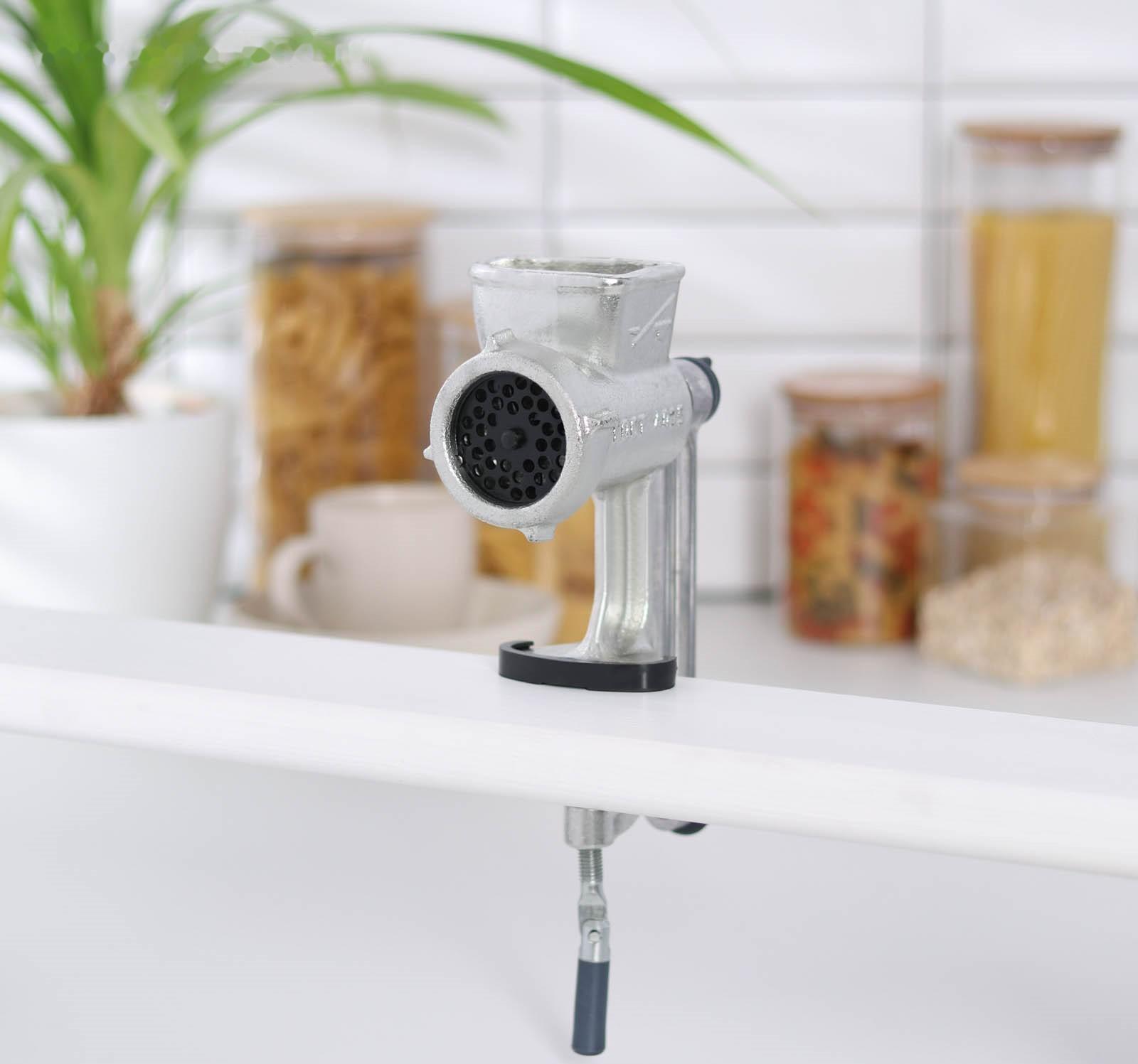 Мясорубка механическая «Мотор-СИЧ», чугунная