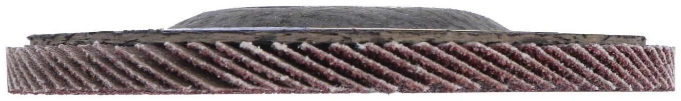 Круг лепестковый торцевой ТУНДРА, 115 х 22 мм, Р60