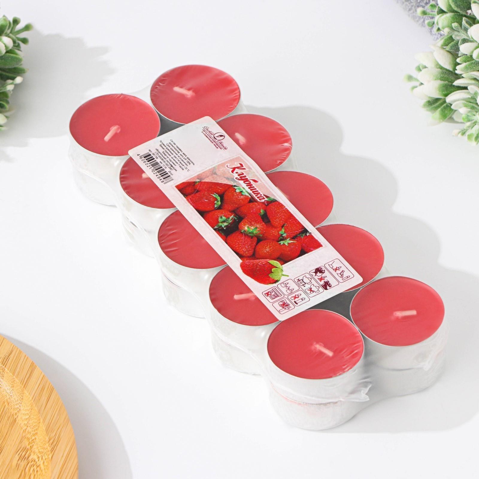 Набор чайных свечей ароматических в термоусадке 