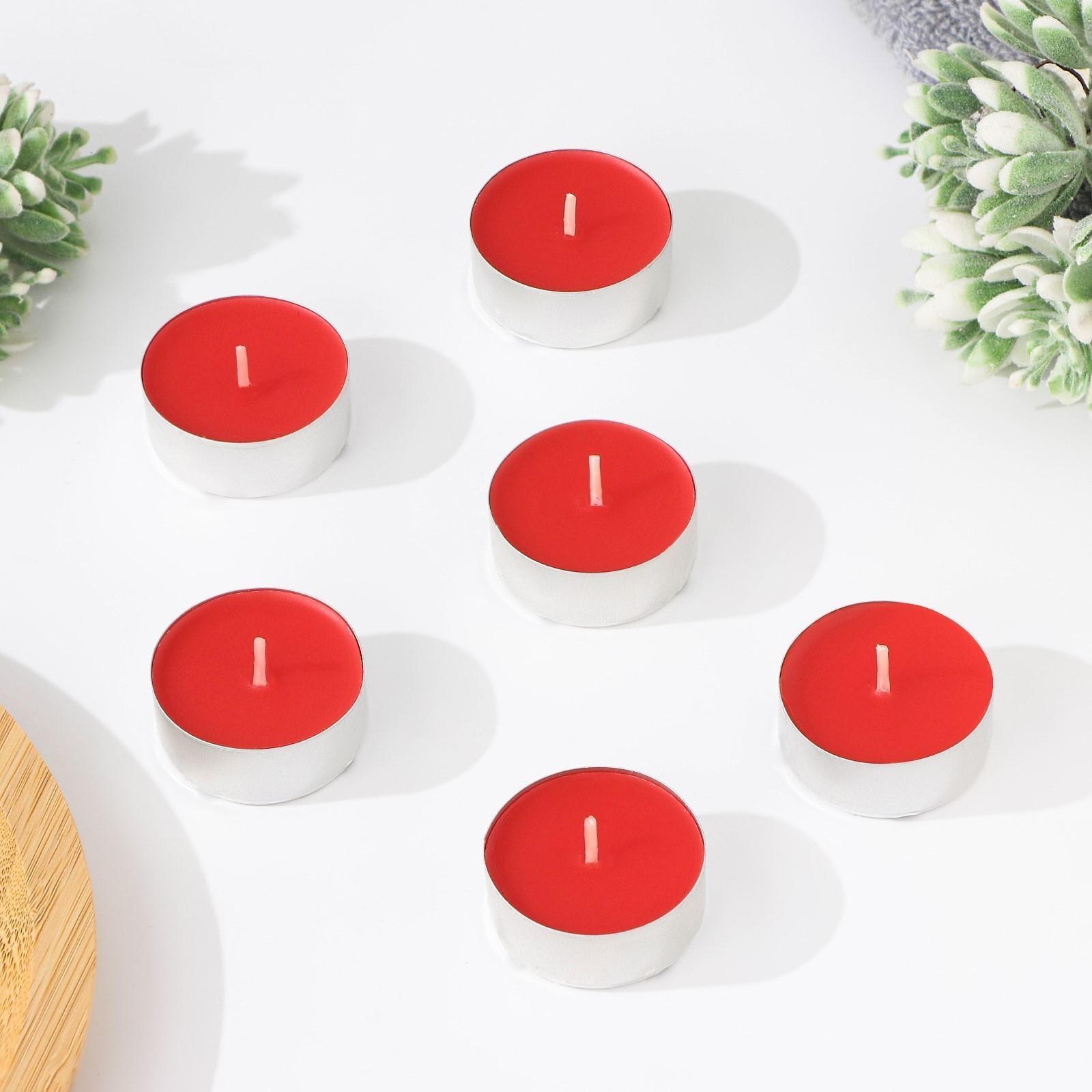 Набор чайных свечей ароматических в термоусадке 