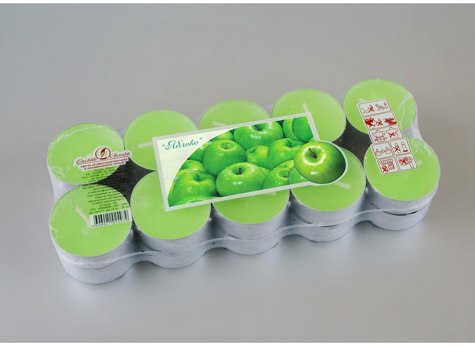 Набор чайных свечей ароматических в термоусадке 