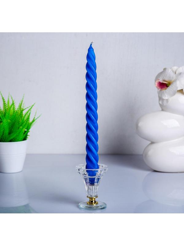 Свечи витые, 2,3х 24,5 см, 5 ч, 50 г, микс