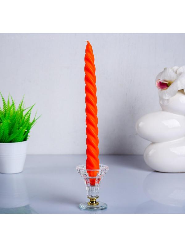 Свечи витые, 2,3х 24,5 см, 5 ч, 50 г, микс