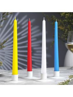 Свечи античные, 2,3х 24,5 см, 5 ч, 55 г, микс