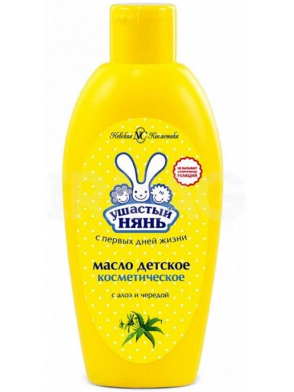 Детское масло «Ушастый нянь», алоэ вера и чередой, 200 мл