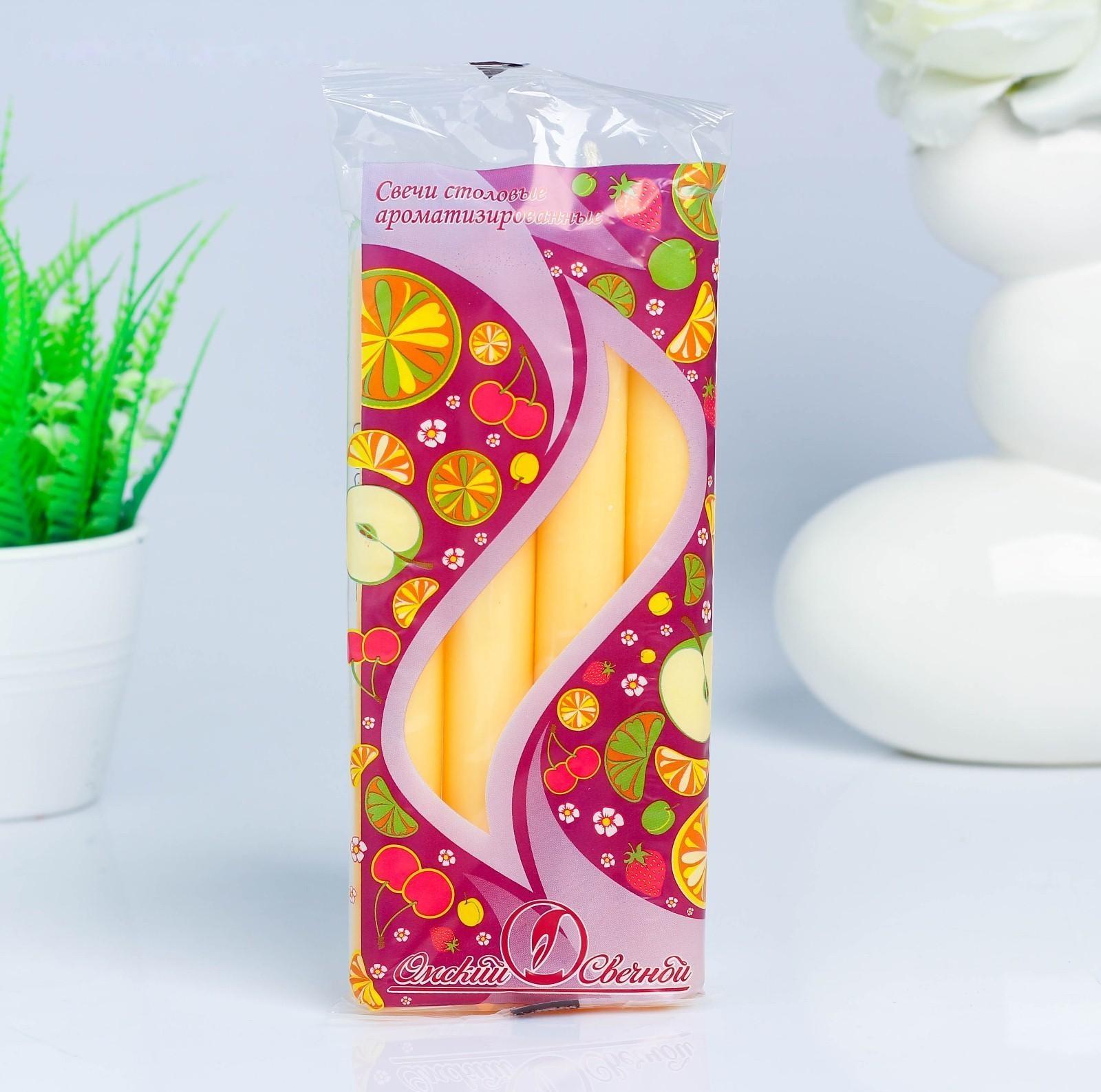Набор свечей столовых ароматических 