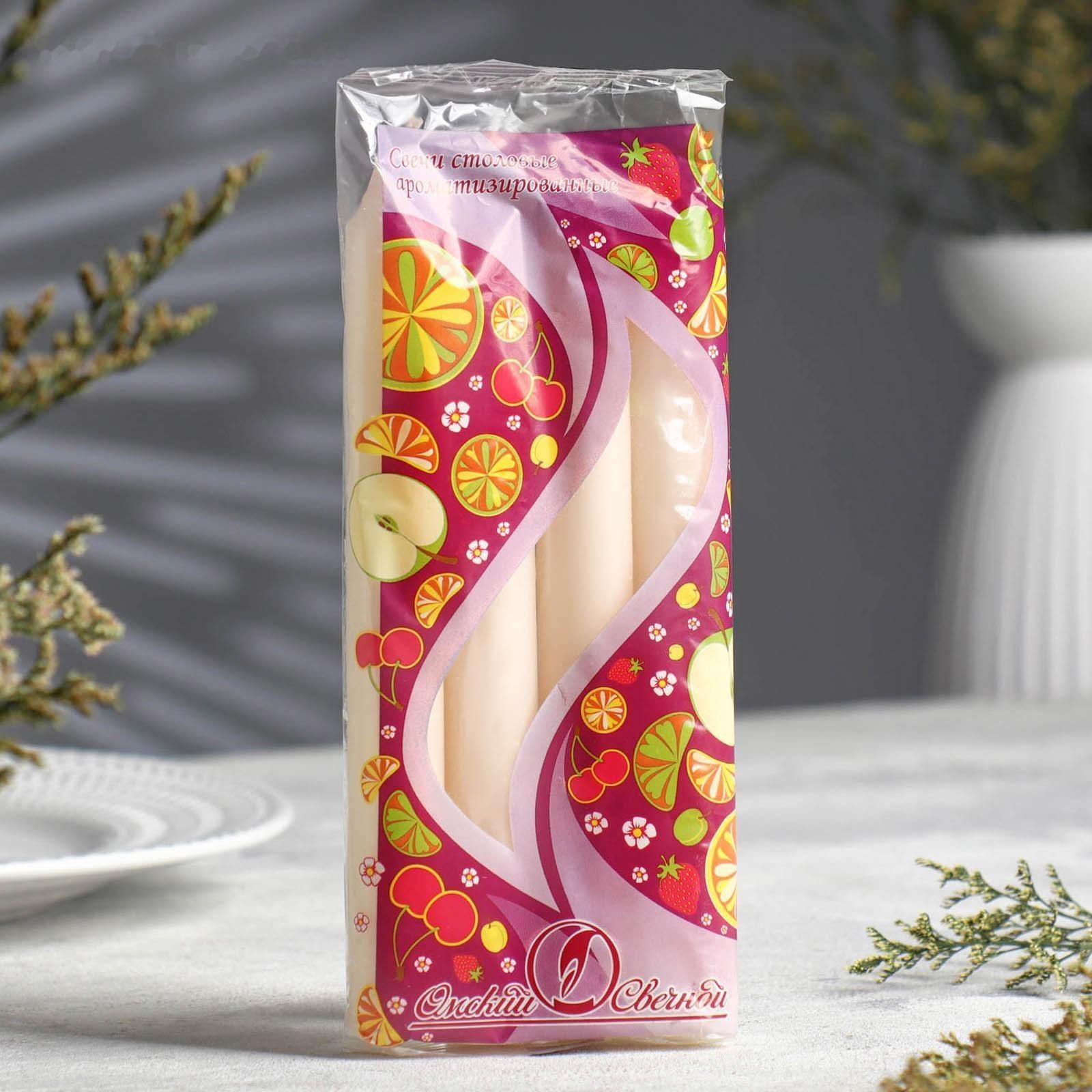 Набор свечей столовых ароматических 