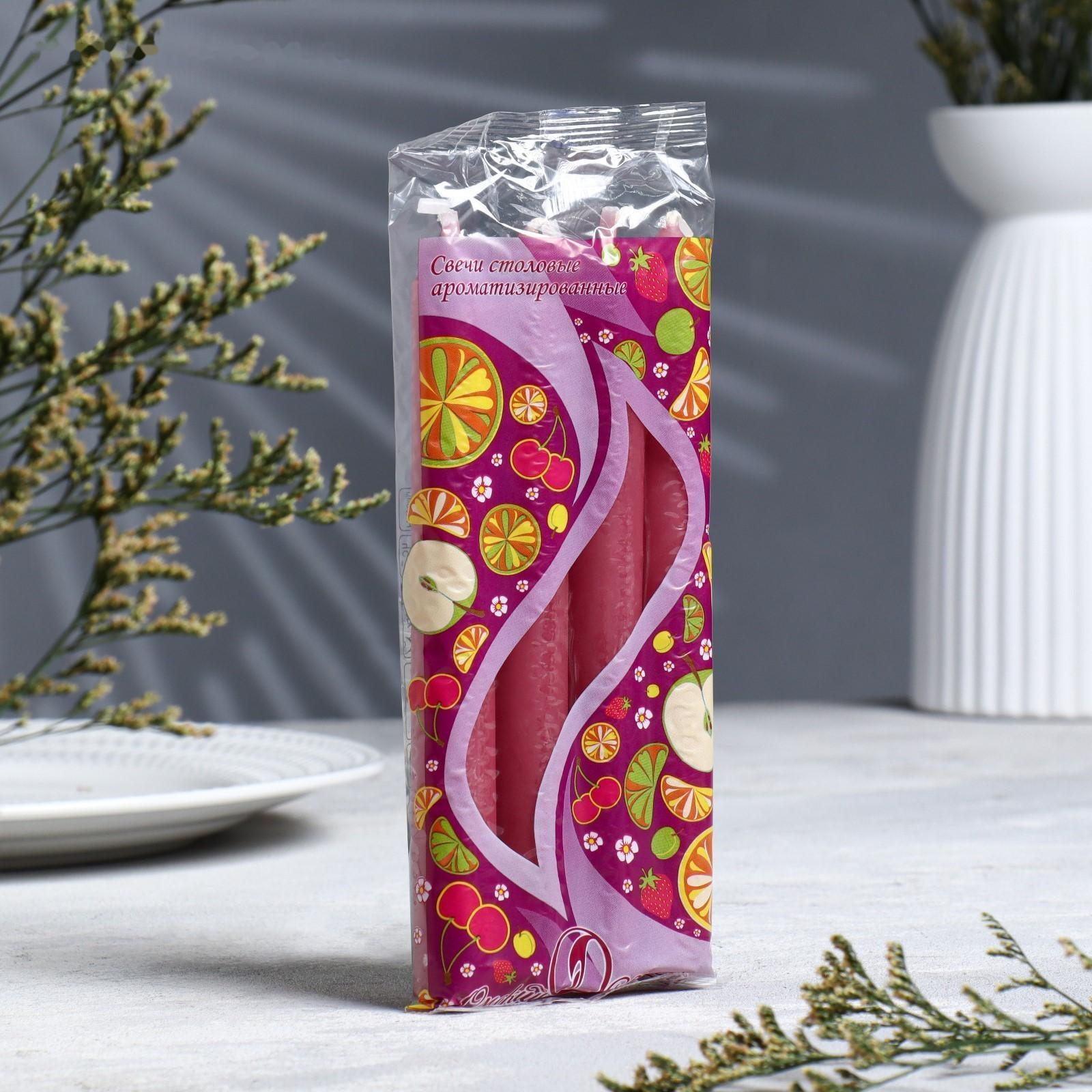 Набор свечей столовых ароматических 