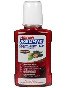 Ополаскиватель для полости рта «Новый жемчуг» с корой дуба, 250 мл