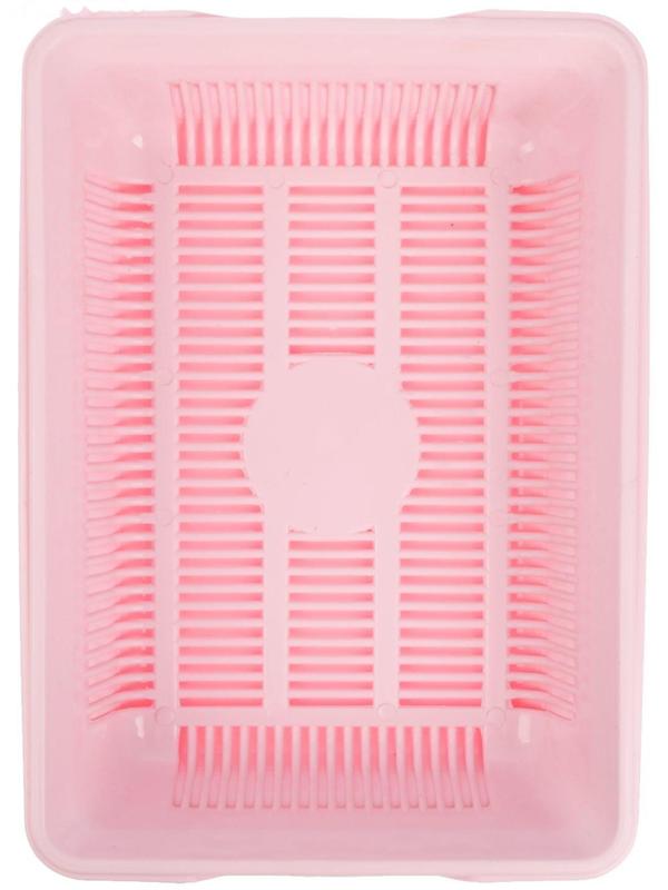 Туалет глубокий с сеткой 36 х 25 х 9 см, розовый