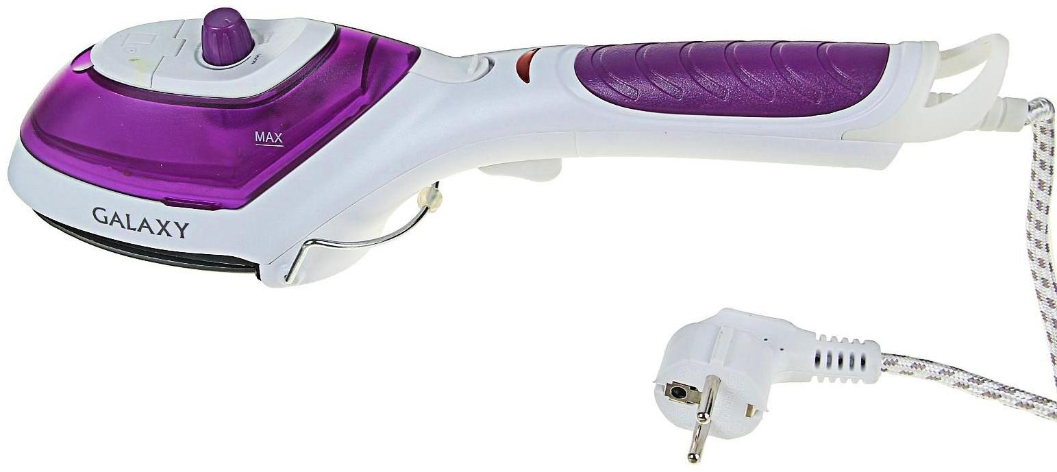 Отпариватель-щётка Galaxy GL 6190, ручной, 1100 Вт, 70 мл, 25 г/мин, фиолетовый