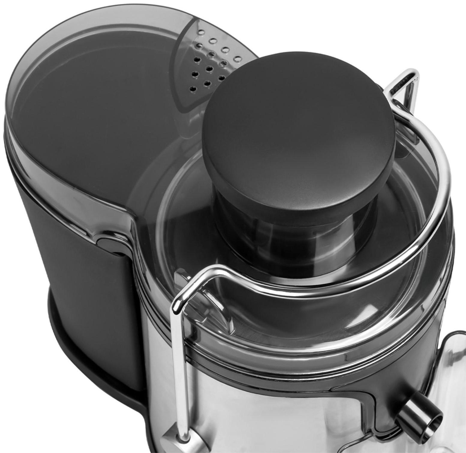 Соковыжималка Galaxy GL 0806, центробежная, 700 Вт, 0.5 л, чёрно-серебристая