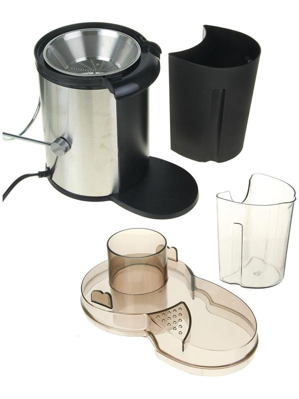 Соковыжималка Galaxy GL 0806, центробежная, 700 Вт, 0.5 л, чёрно-серебристая