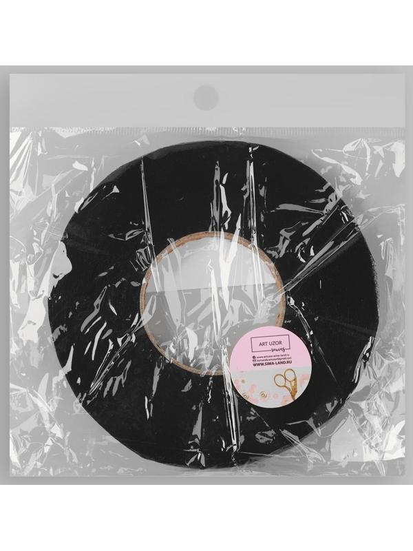 Паутинка клеевая, 10 мм, 73 ± 1 м, цвет чёрный