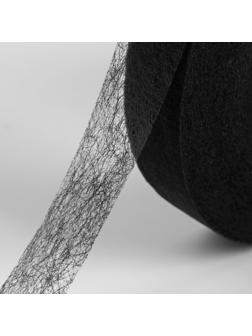 Паутинка клеевая, 20 мм, 73 ± 1 м, цвет чёрный