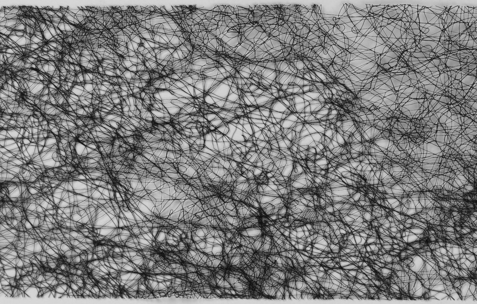 Паутинка клеевая, 40 мм, 73 ± 1 м, цвет чёрный