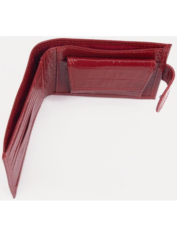 Кошелёк на кнопке, цвет красный