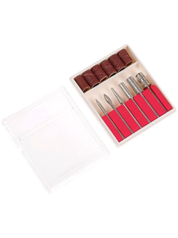 Аппарат для маникюра Luazon LMH-02, 6 насадок, 12 Вт, до 20000 об/мин, серый