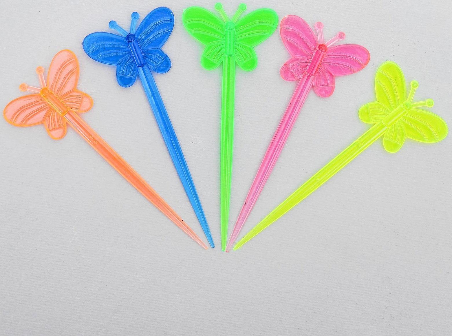 Шпажки для канапе «Бабочка» набор 24 шт.