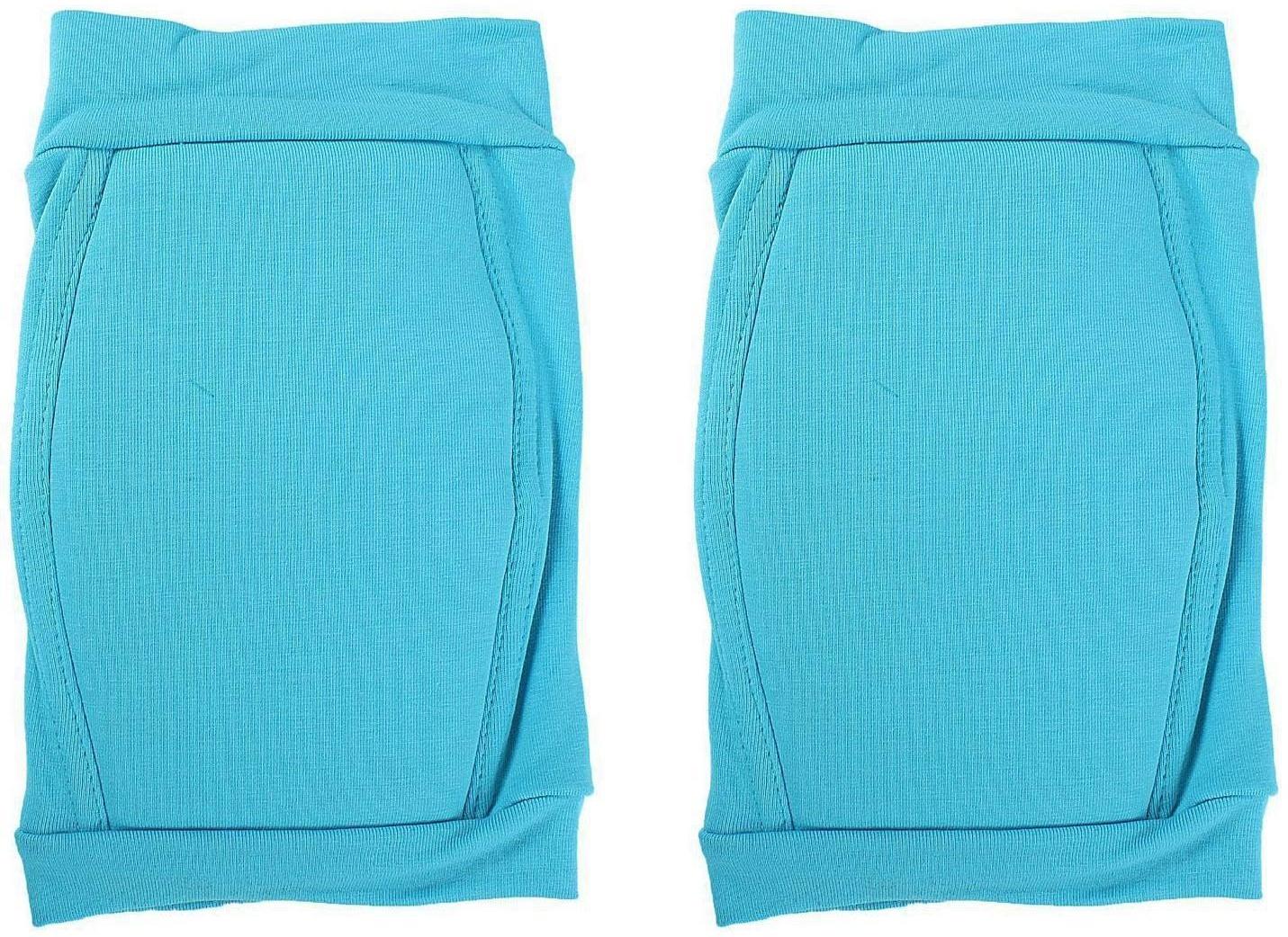 Наколенники для гимнастики и танцев с уплотнителем, размер S (7-10 лет), цвет бирюзовый