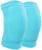 Наколенники для гимнастики и танцев с уплотнителем, размер S (7-10 лет), цвет бирюзовый
