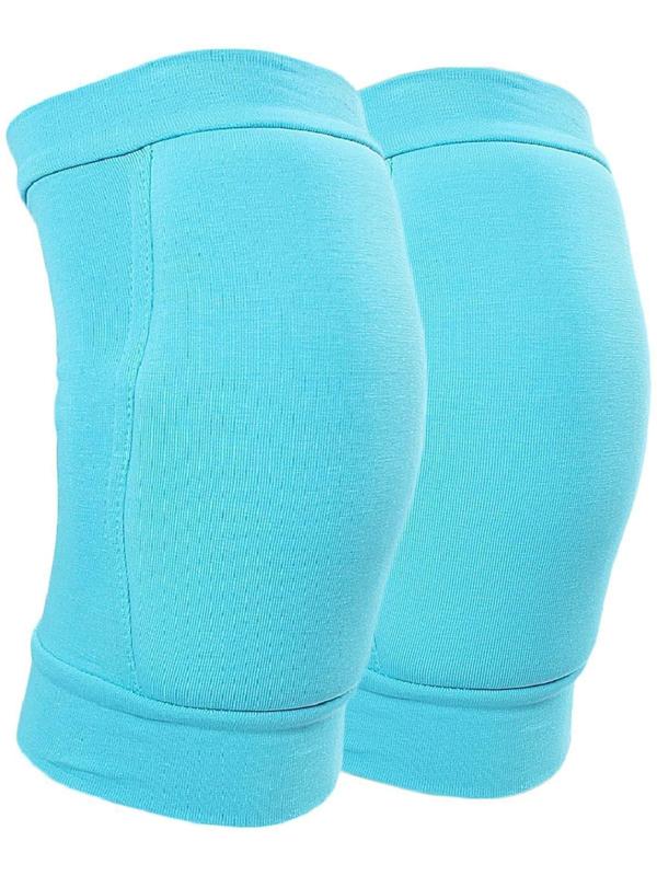 Наколенники для гимнастики и танцев с уплотнителем, размер S (7-10 лет), цвет бирюзовый