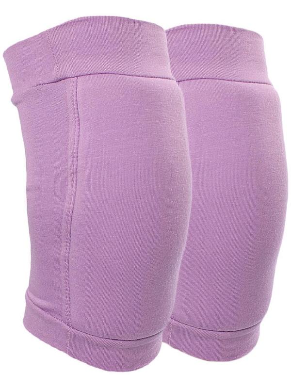 Наколенники для гимнастики и танцев с уплотнителем, размер M (11-14 лет), цвет сиреневый