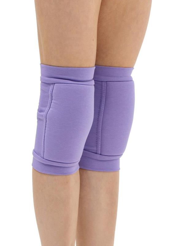 Наколенники для гимнастики и танцев с уплотнителем, размер M (11-14 лет), цвет сиреневый