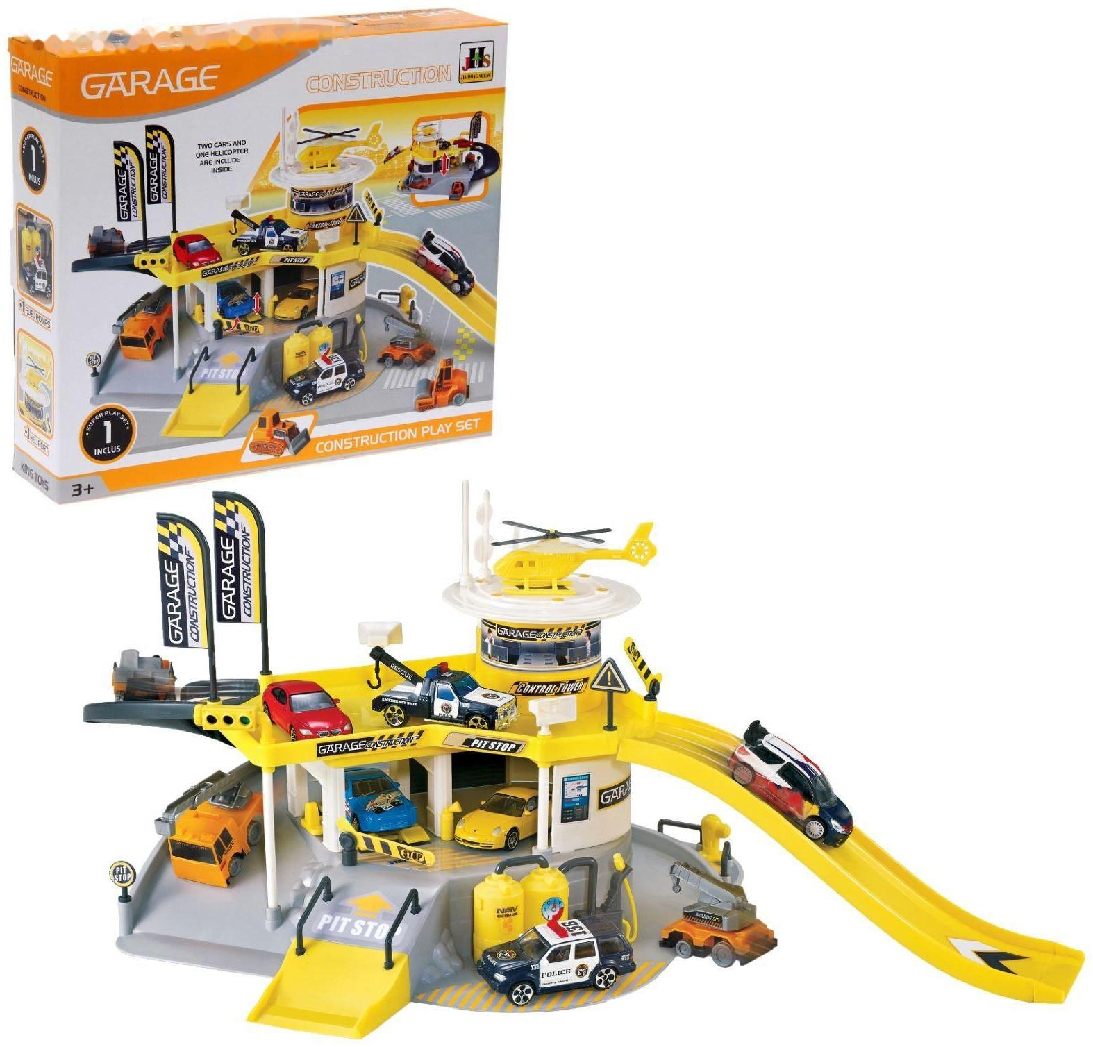 Игровой набор «Стройплощадка», 2 уровня, вертолетная площадка