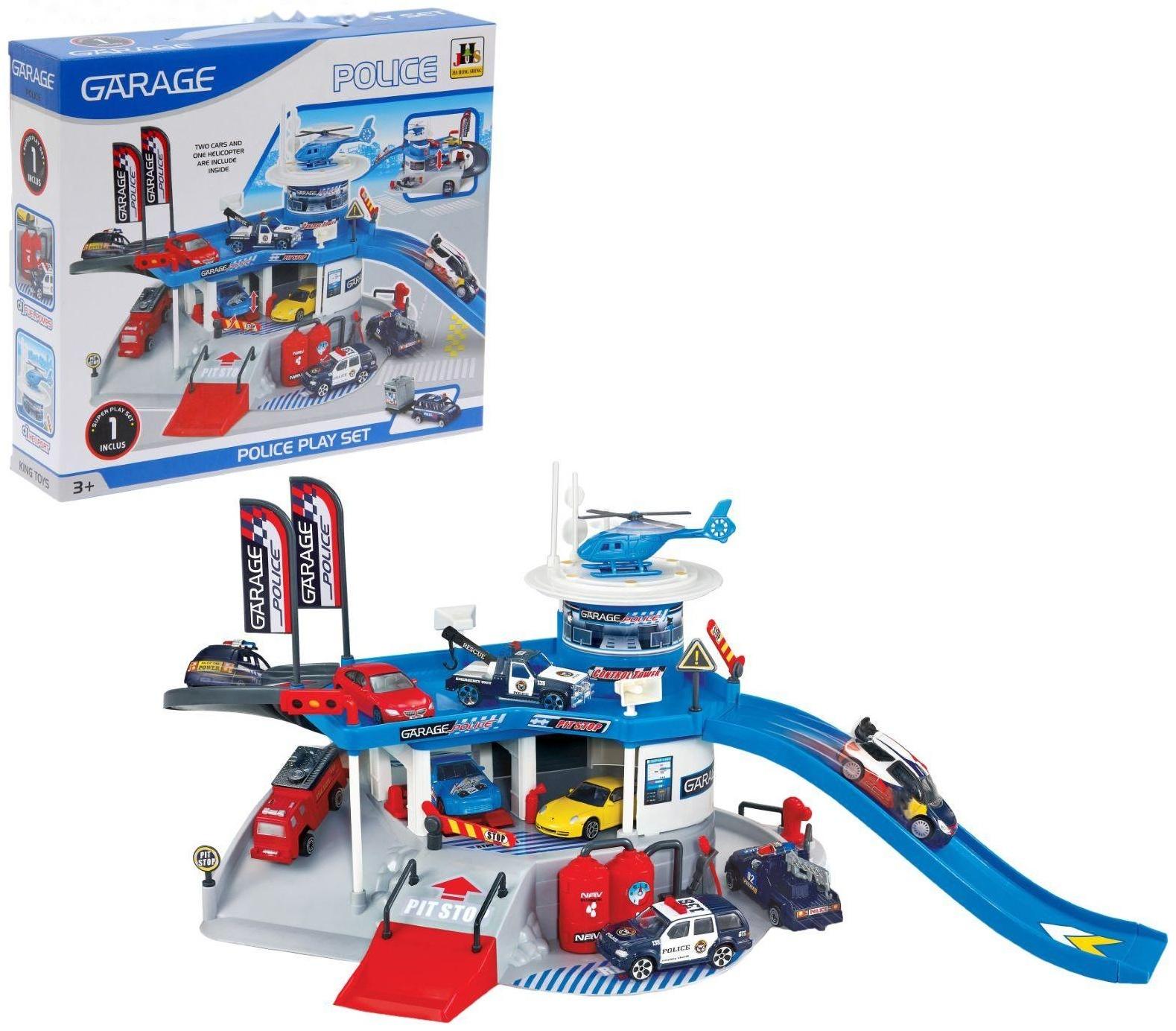 Игровой набор «Полицейский участок», 2 уровня, вертолетная площадка