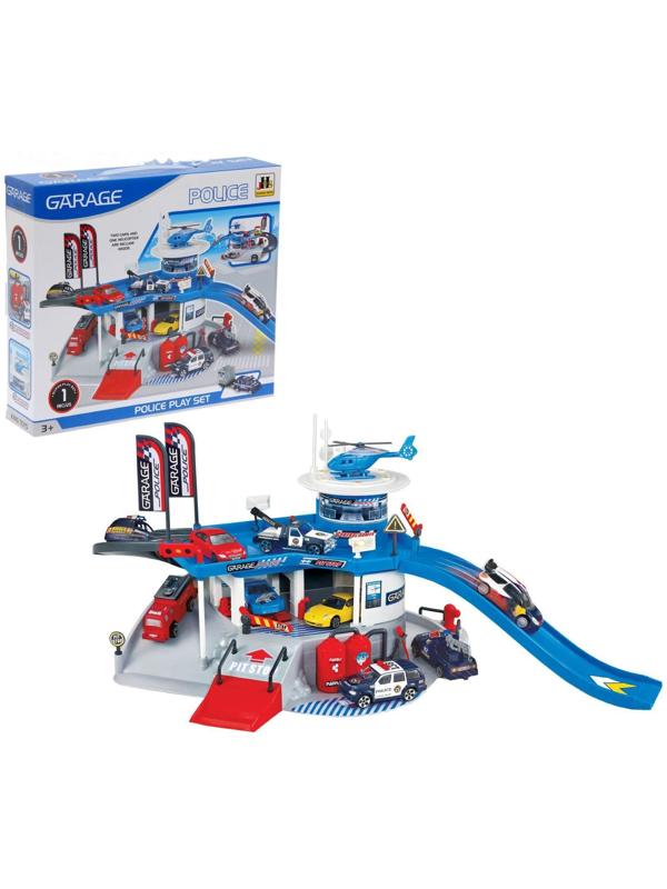 Игровой набор «Полицейский участок», 2 уровня, вертолетная площадка