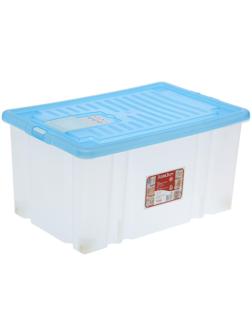 Ящик для хранения с крышкой Darel-box, 56 л, 60×40×31 см, цвет МИКС