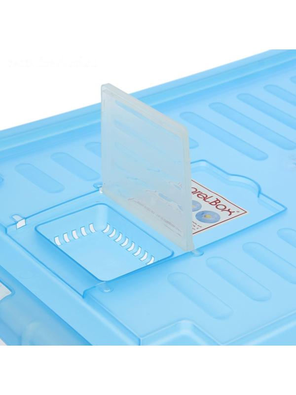 Ящик для хранения с крышкой Darel-box, 56 л, 60×40×31 см, цвет МИКС