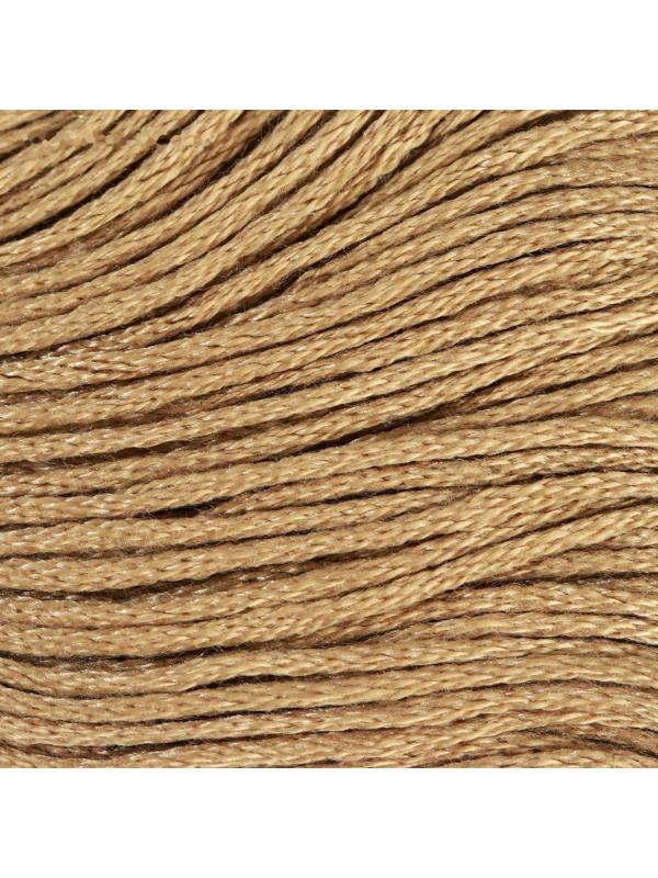 Нитки мулине, 8 ± 1 м, цвет светло-коричневый №612