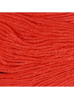 Нитки мулине, 8 ± 1 м, цвет тёмно-морковный №900