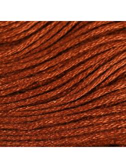 Нитки мулине, 8 ± 1 м, цвет коричнево-песочный №898