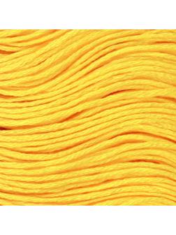 Нитки мулине, 8 ± 1 м, цвет ярко-жёлтый №973