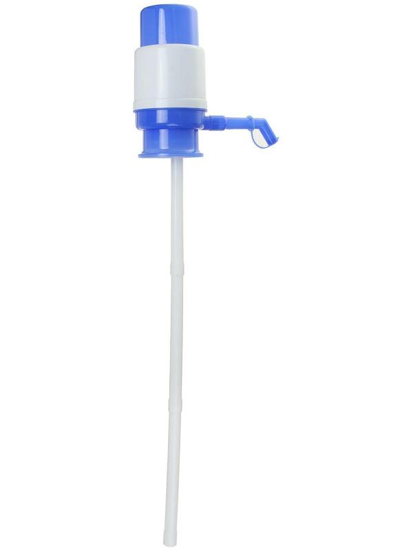 Помпа для воды Luazon, механическая, малая, под бутыль от 11 до 19 л, голубая