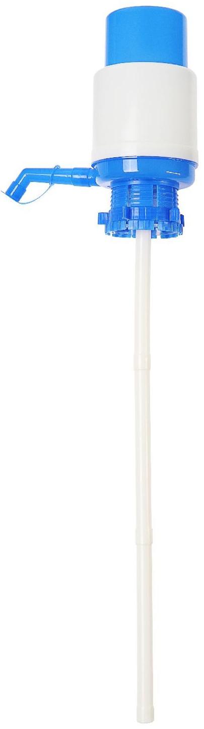 Помпа для воды Luazon, механическая, средняя, под бутыль от 11 до 19 л, голубая
