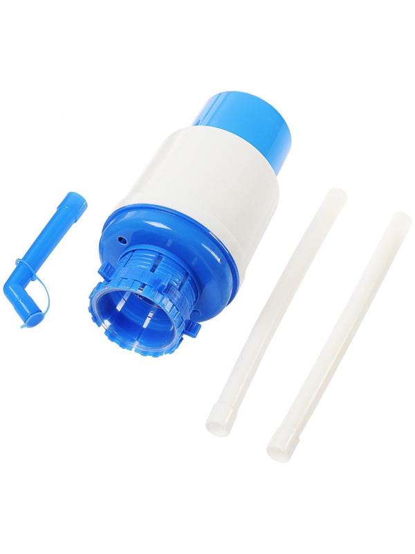 Помпа для воды Luazon, механическая, большая, под бутыль от 11 до 19 л, голубая