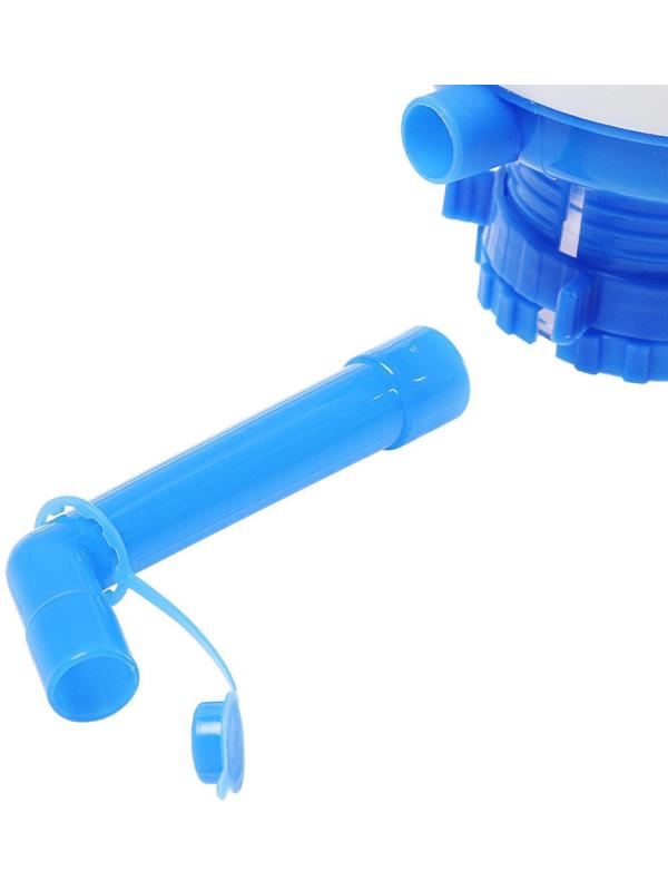Помпа для воды Luazon, механическая, большая, под бутыль от 11 до 19 л, голубая