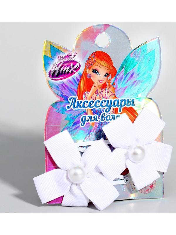 Заколки с цветком, ВИНКС, 2 шт., 6 х 7,2 см