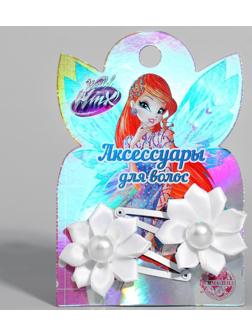 Заколка для волос с цветком (набор 2 шт) Феи ВИНКС
