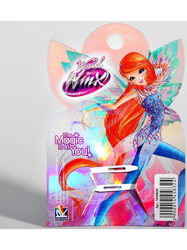 Набор заколок с цветком, Феи ВИНКС, 2 шт.