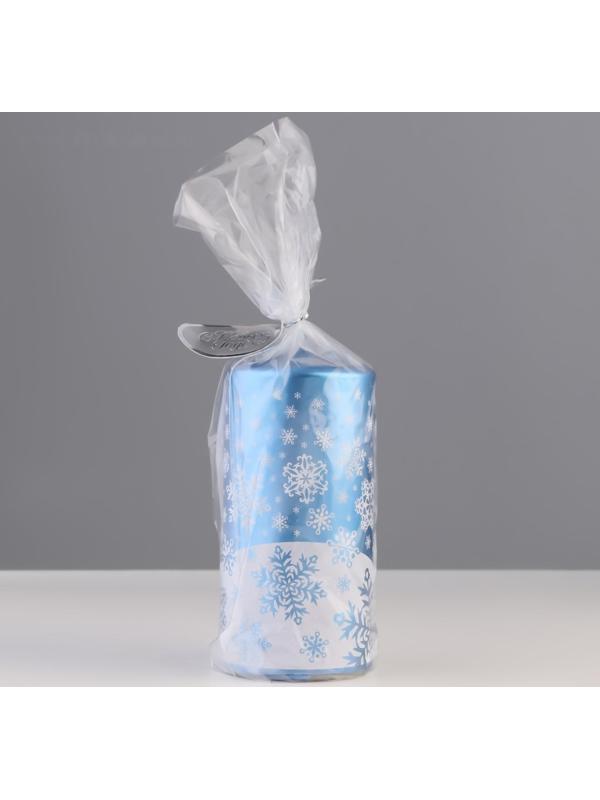 Свеча-цилиндр новогодняя 