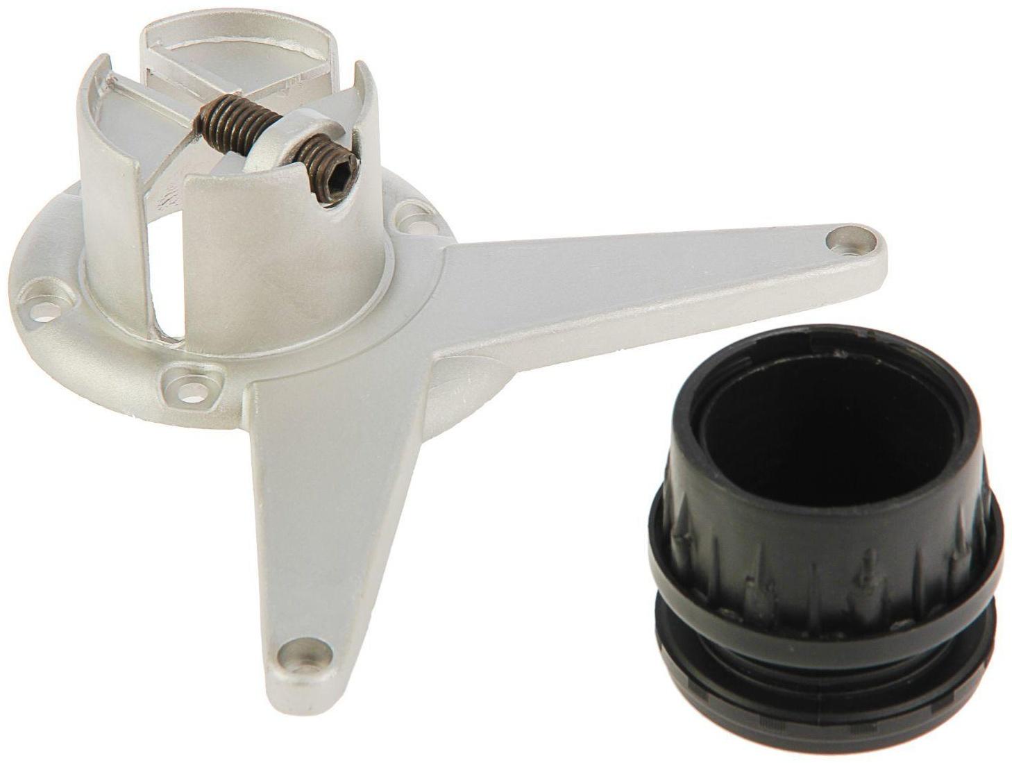 Основание для мебельной ноги, черное DRT007