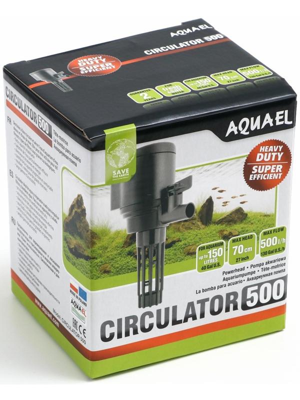 Помпа Aquael Circulator 500,  500 л/ч, 4,4 Вт, макс. высота 70 см.